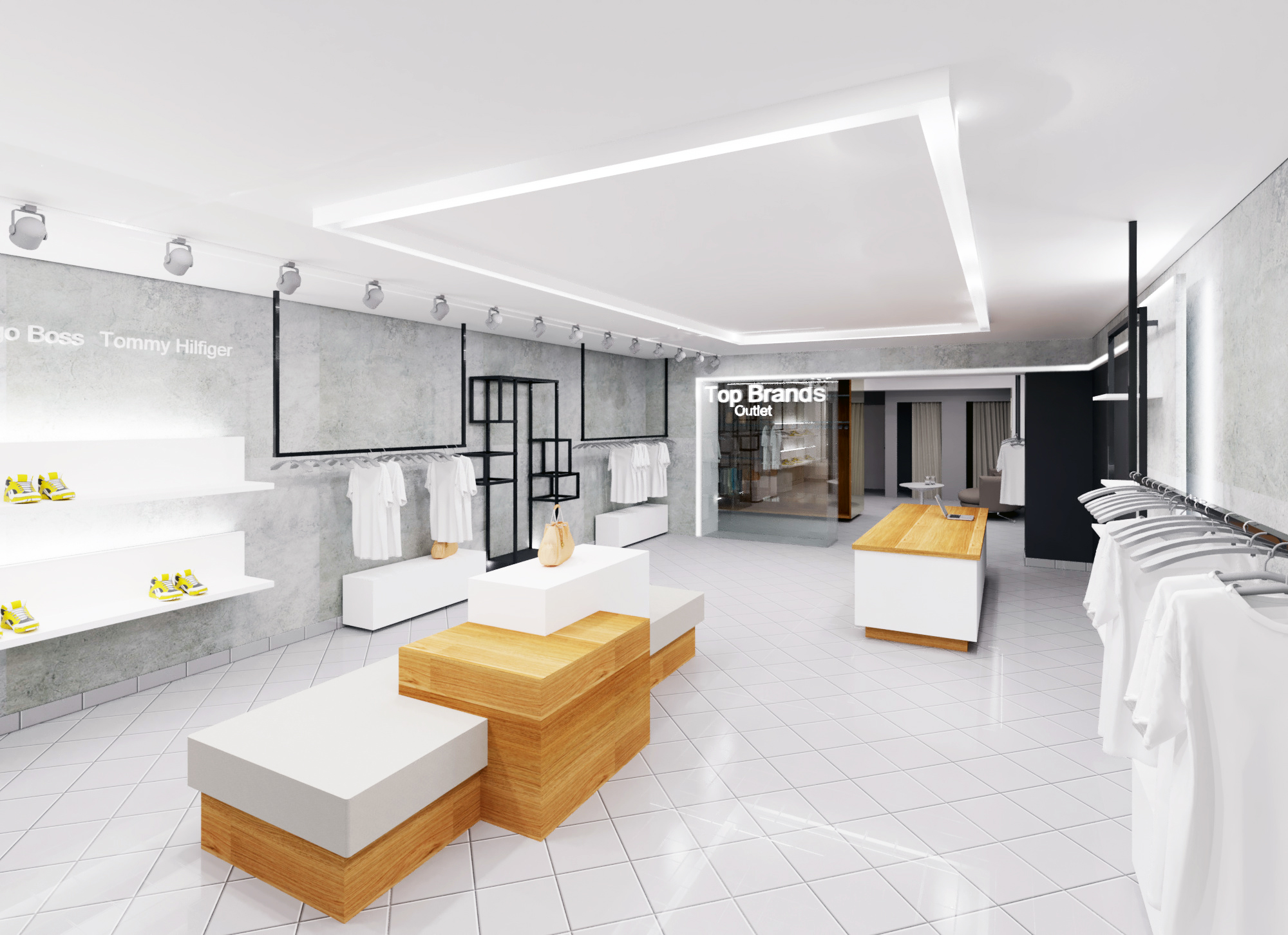 Zdjęcie projektu Wnętrze Top Brands Outlet Iława