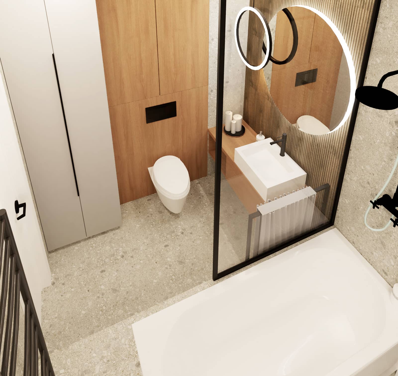 Zdjęcie projektu Łazienka w bud. wielorodzinnym 