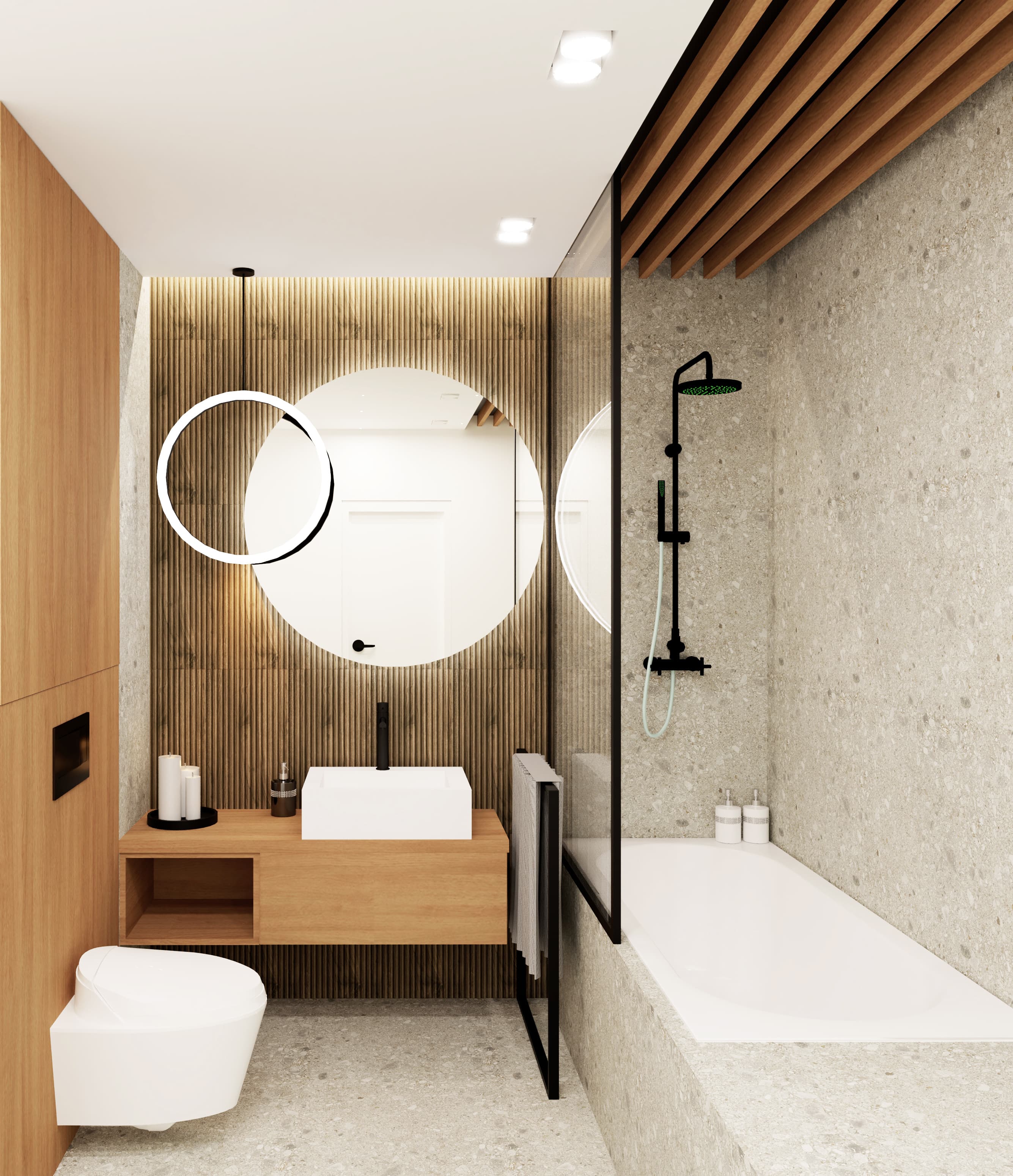 Zdjęcie projektu Łazienka w bud. wielorodzinnym 