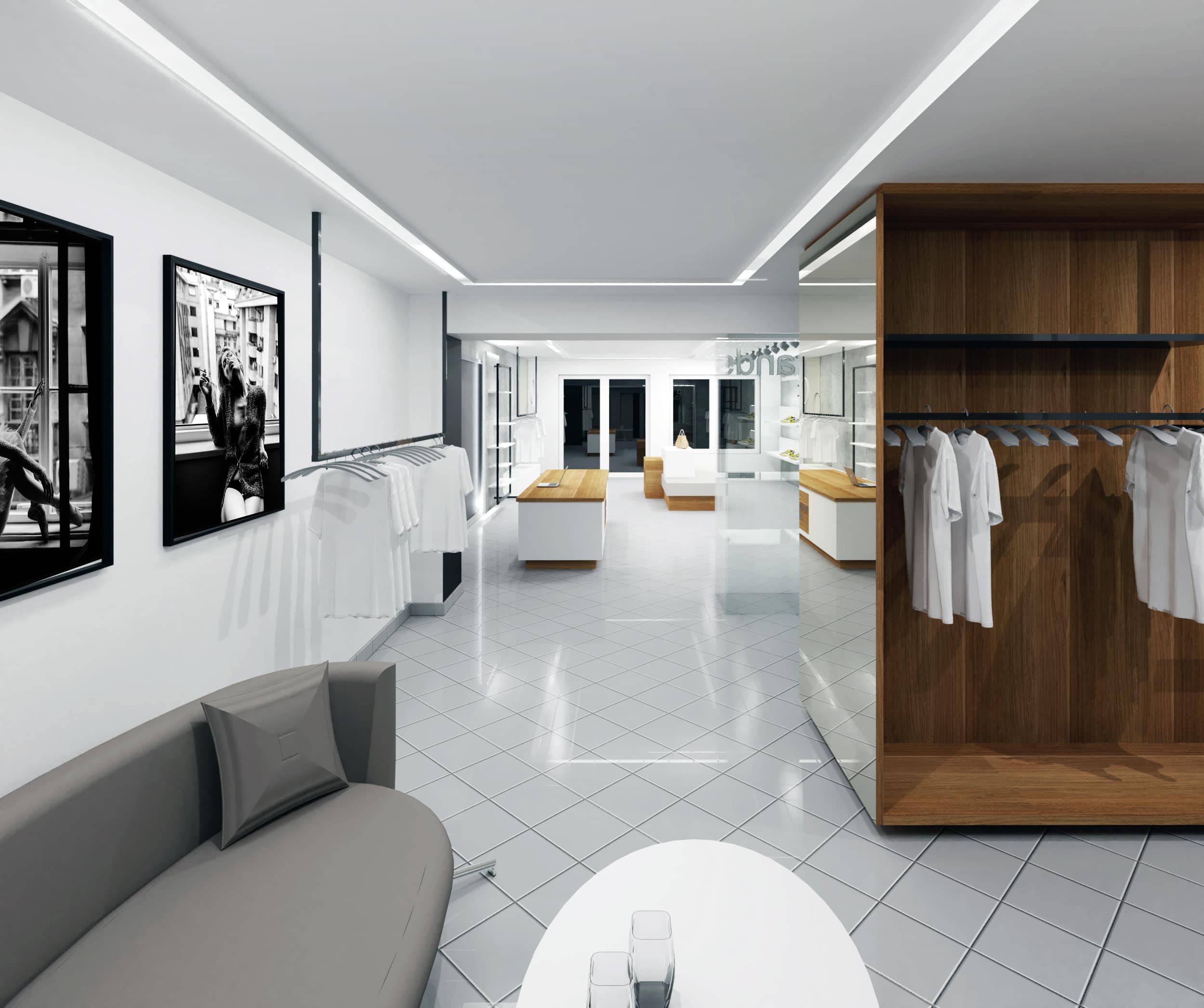 Zdjęcie projektu Wnętrze Top Brands Outlet Iława