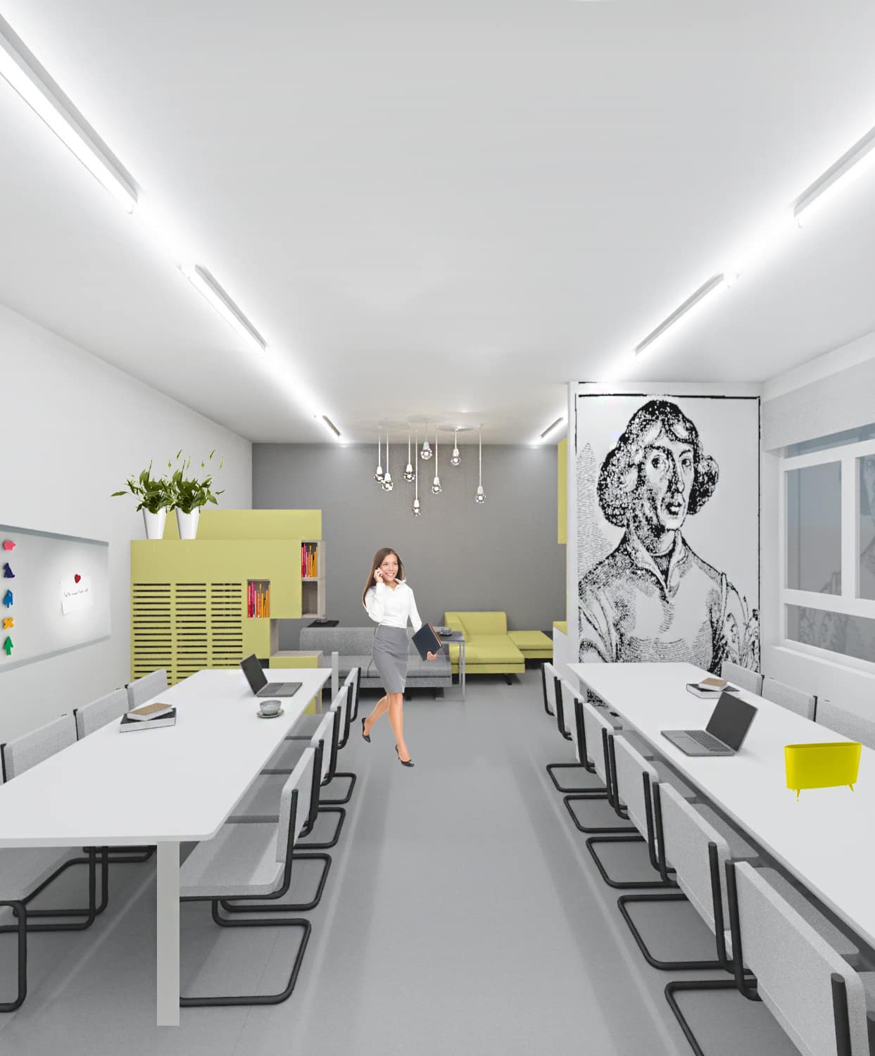 Projekt Pokój nauczycielski 